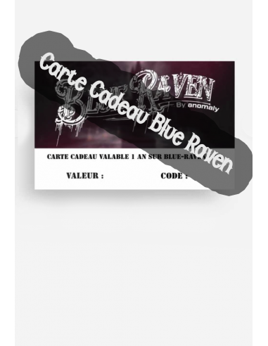 Carte Cadeau Blue Raven 50€