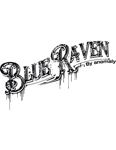 Sticker Voiture Blue Raven By Anomaly